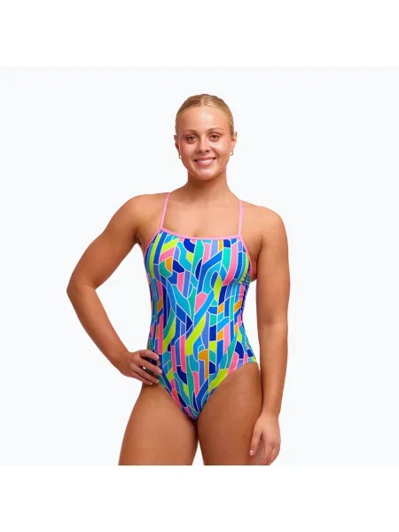 Дамски цял бански костюм Funkita Single Strap One piece pillared