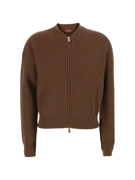Cardigan Max Mara tricotate maro