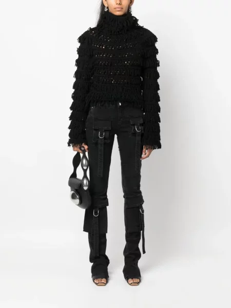 Megztinis Blumarine su kutais juoda