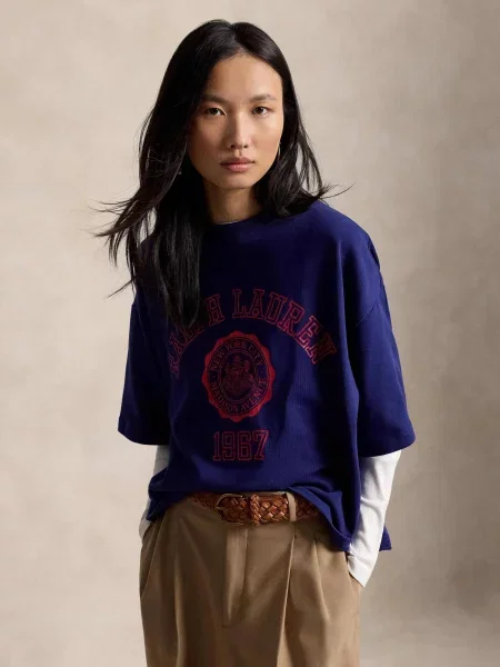 POLO RALPH LAUREN Tricou | Oversize fit roșu