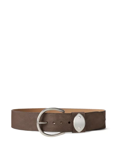 Curea Ralph Lauren Collection din piele cu tepi maro