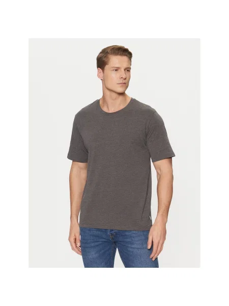 JACK & JONES Majica temno siva