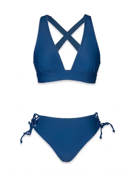 Cupshe Bikiny Triangle' modrá