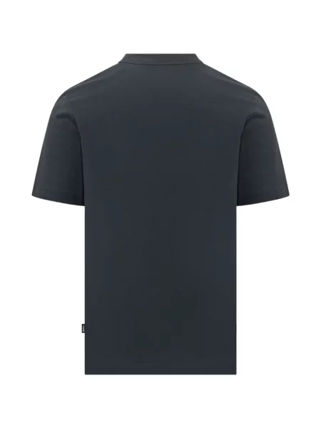 Tricou Boss cu broderie albastru