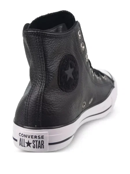 Kožené retro tenisky Converse Chuck Taylor All Star s výšivkou černé
