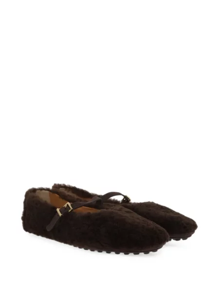Balerini Tod's din piele de oaie maro