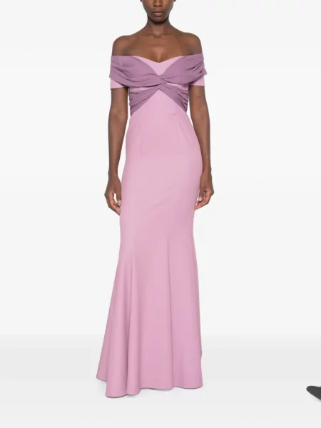 Rochie maxi Alessandro Legora drapată violet