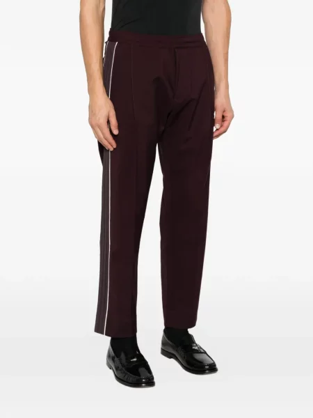 Pantaloni Low Brand cu dungi alergare violet