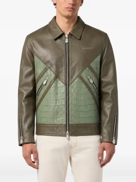 Geanta de piele Billionaire verde