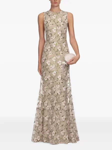 Rochie maxi Self-portrait cu model floral cu imagine
