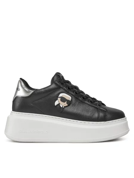 Кросівки KARL LAGERFELD Anakapri Nft black leather чорні