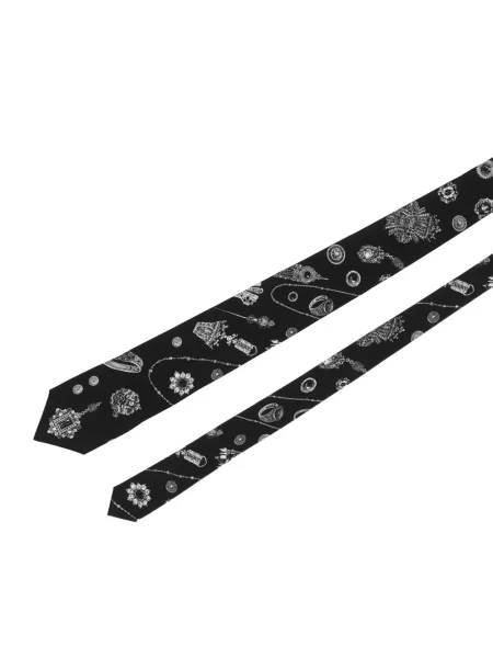 Cravată Dolce & Gabbana cu imagine negru