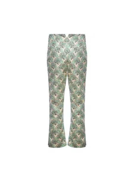 Spodnie La Doublej zielone