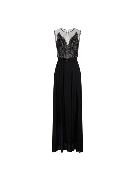Sukienka Elisabetta Franchi tiulowa czarna