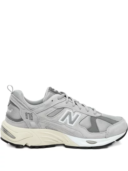 Sneakerși New Balance din piele de căprioară gri