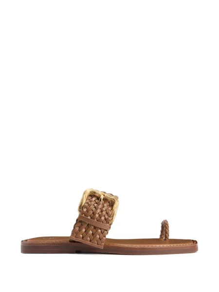 Sandale Giuseppe Zanotti fără toc maro