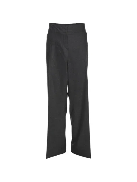 Pantaloni Zenith cu pliu presat gri