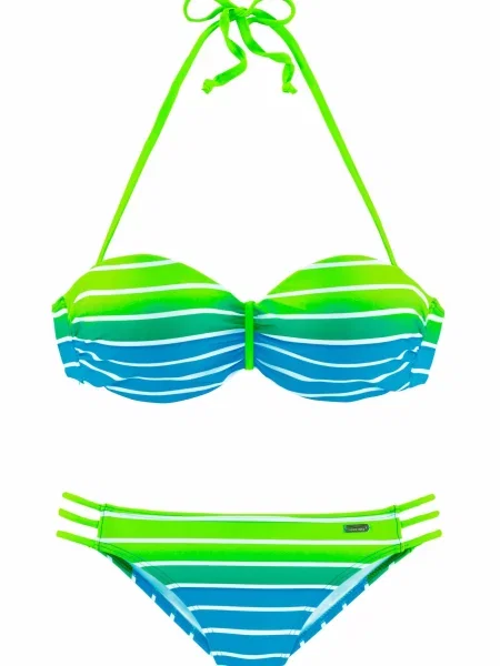 VENICE BEACH Bikiny tyrkysová