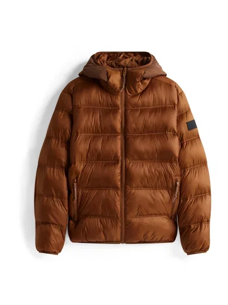 Tommy Jeans Geacă de primăvară-toamnă maro