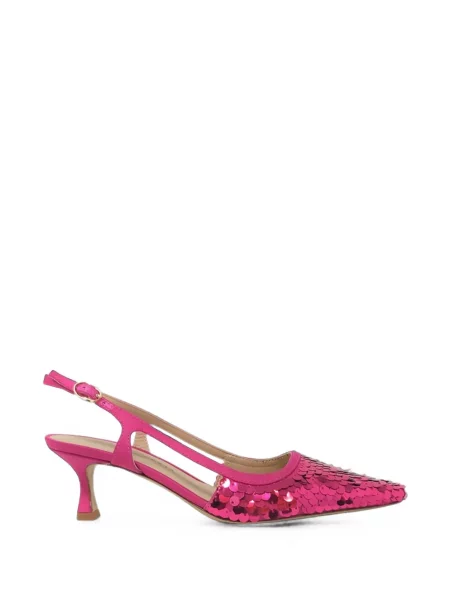 Pantofi cu toc Madison Maison cu paiete slingback roz