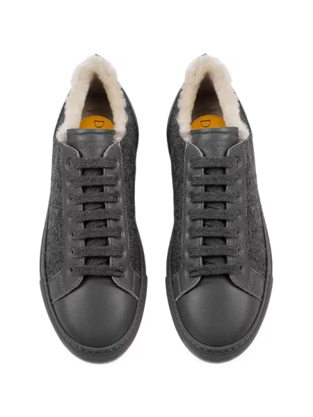 Top Doucal's din piele de oaie gri