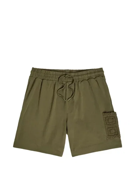 Pantaloni scurți Ché cu cordon verde