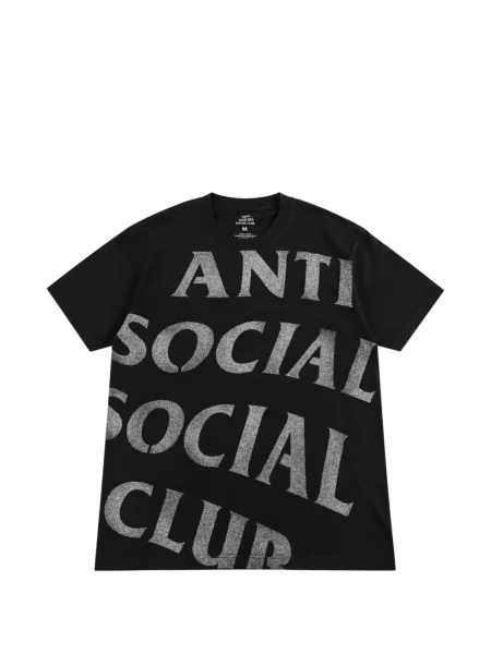 Tricou Anti Social Social Club cu imagine negru