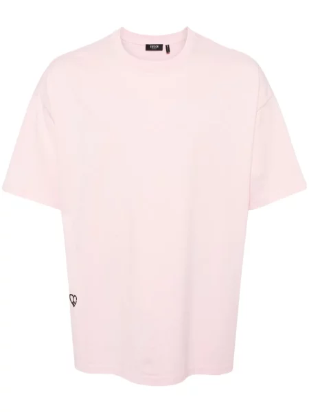 Тениска Five Cm със сърца розово