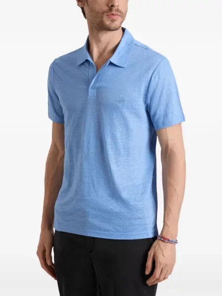 Λινό polo Vilebrequin μπλε