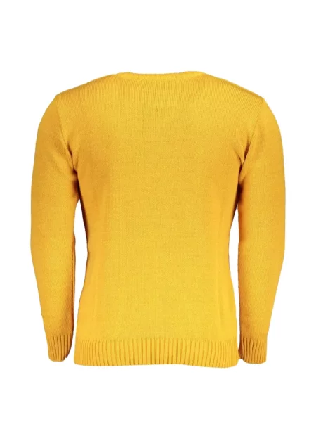 Pulover U.s. Grand cu broderie galben