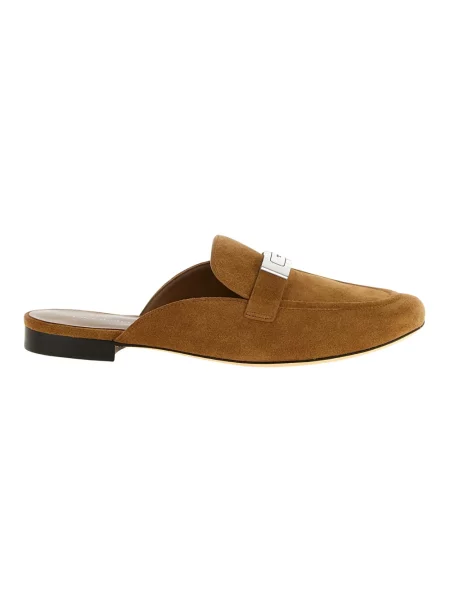 Klapki Tory Burch brązowe