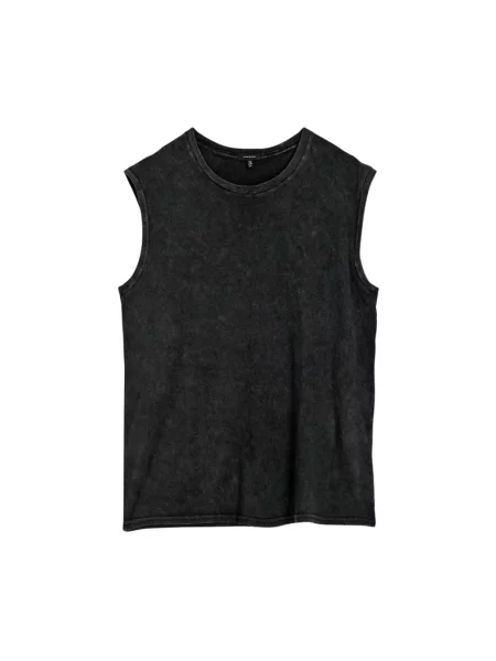 Top R13 bez rękawów czarny
