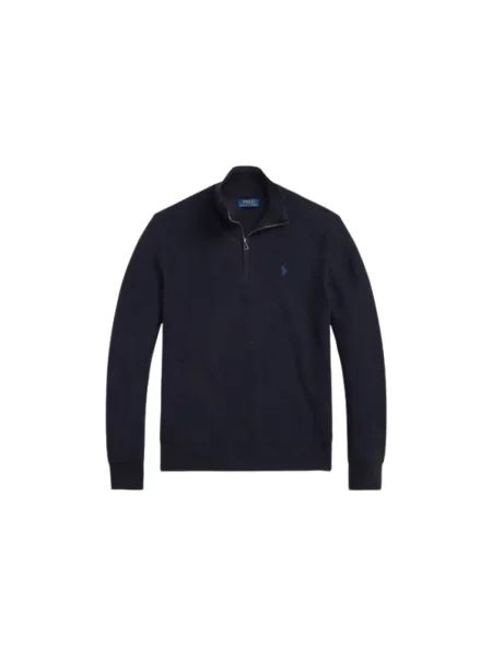 Sweter Polo Ralph Lauren z długim rękawem niebieski