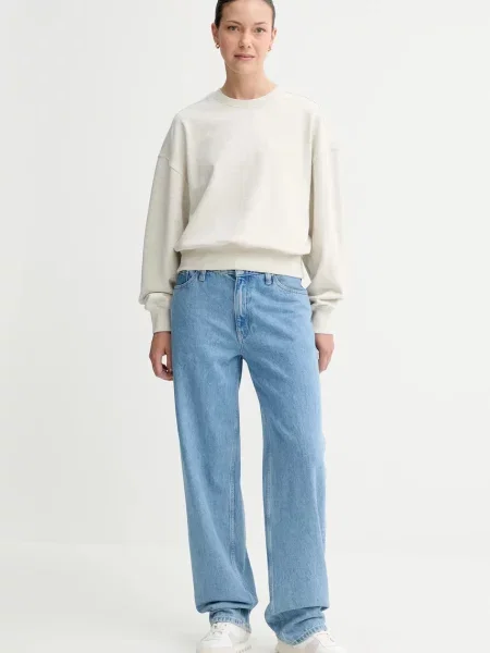 Calvin Klein bluza z aplikacją szary