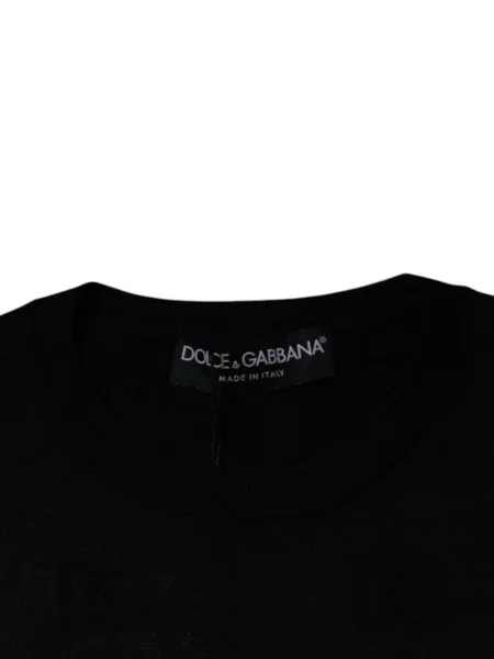 Тениска Dolce & Gabbana без ръкави черно