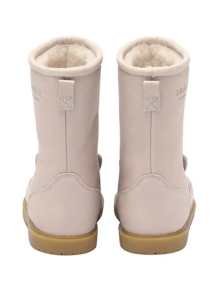 Donsje Детски кожени зимни обувки Wadudu Classic Boots Cat розово