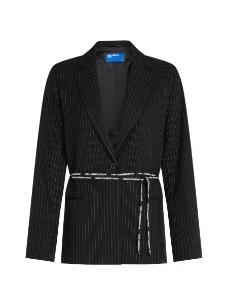 KARL LAGERFELD JEANS Sacou negru alb