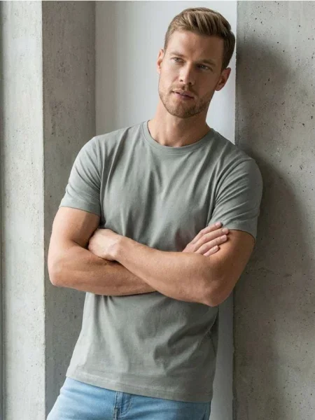 Sinsay tričko Basic zelená