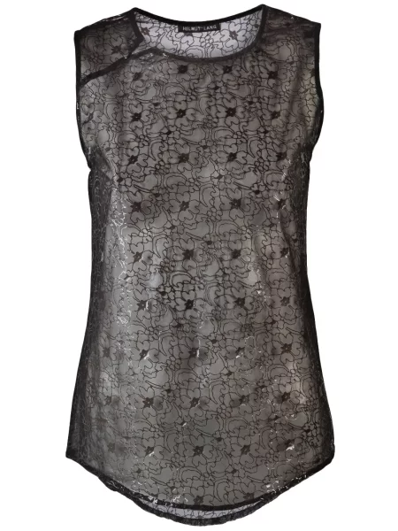 Květinová vesta Helmut Lang Pre-owned černá