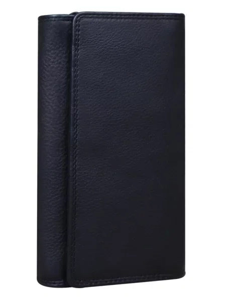 RoyalBag Гаманець Шкіра/текстиль чорний