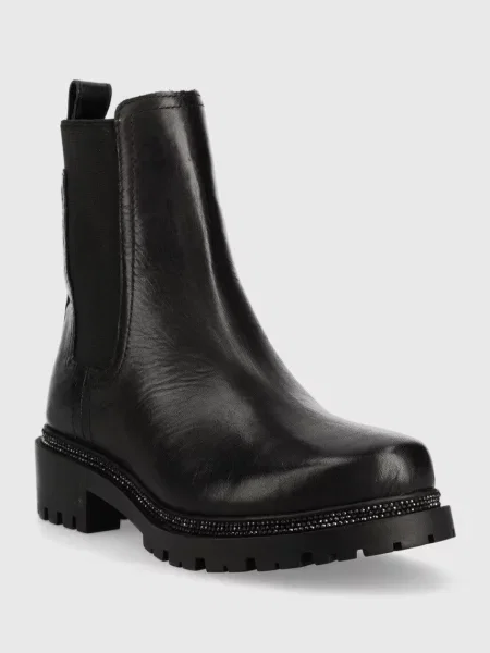 Черевики Dkny Rick на плоскому ходу чорний