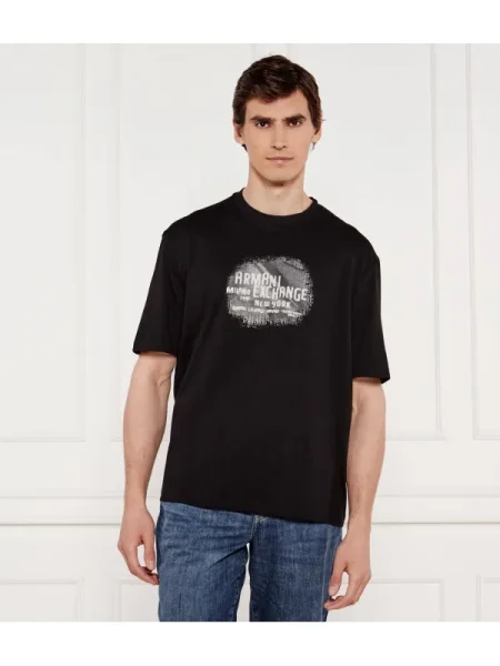 Armani Exchange Tricou negru