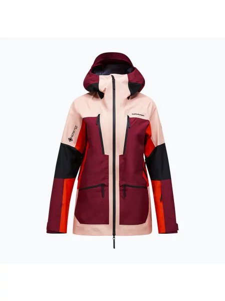 Geacă de schi pentru femei Peak Performance Vertical Gore-Tex Pro Jacket peach fuzz/vertical zenith