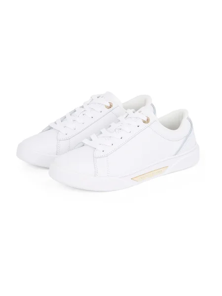 Tommy Hilfiger Sneakers Chic Court Sneaker Alb albastru