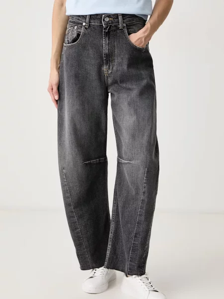 Haveone jeansy relaxed fit szare