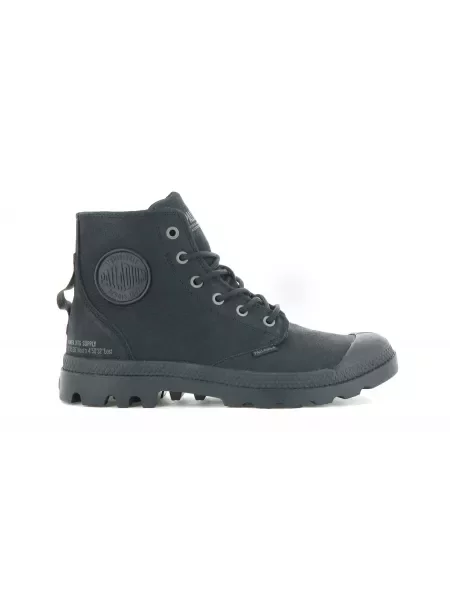 Botki Palladium skórzane czarne