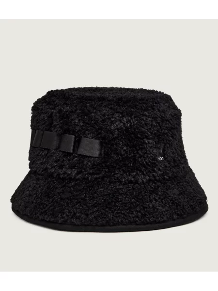 Báránybőr sapka Kangol fekete