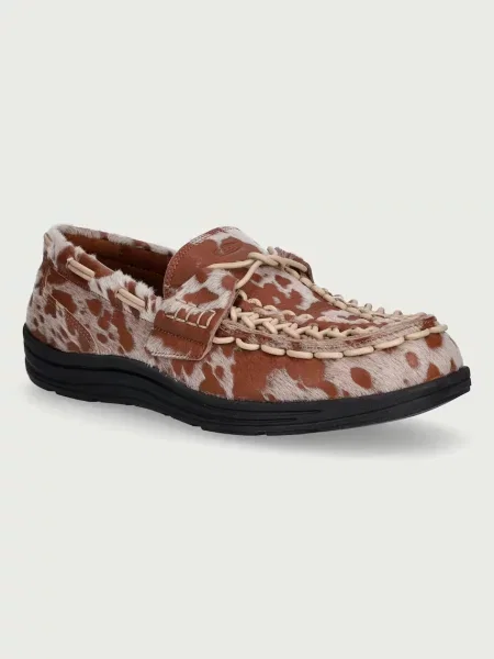 Keen Uneek Loafer Nocturnal μοκασίνια Ανδρικά δερμάτινα πορτοκαλί