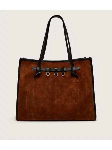 GIANNI CHIARINI Geantă shopper Marcella | piele întoarsă