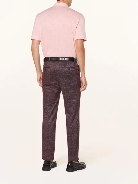 Paul Oblekové Kalhoty Extra Slim Fit bordeaux